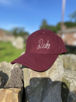 Burgundy Wool Cap | Red Shepherdess